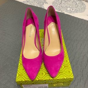 Gianni Bini Pink Suede Robynn women’s pumps size 8